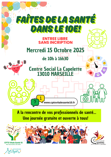 Faîtes de la santé dans le 10e!