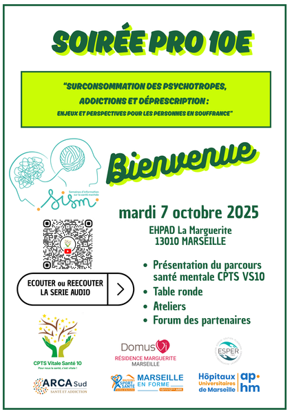 Soirée pro santé mentale 10e