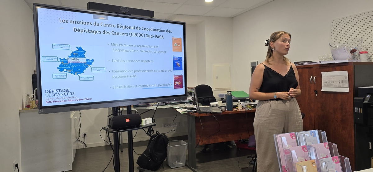 Formation au dépistage organisé des cancers avec le CRCDC PACA
