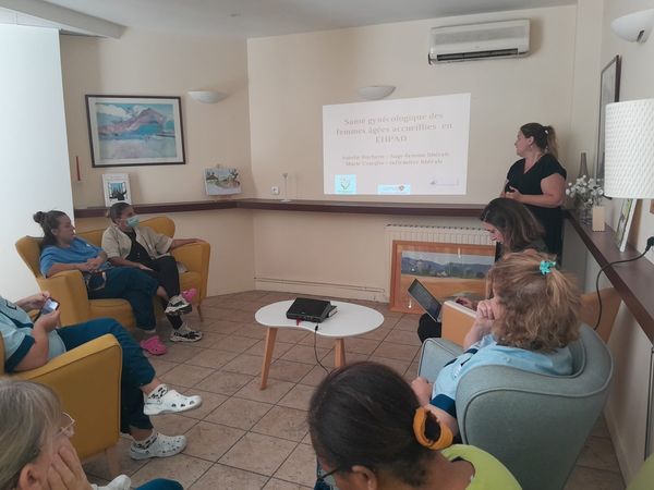 Retour sur les 2 actions de sensibilisation "santé gynécologique en EHPAD" 