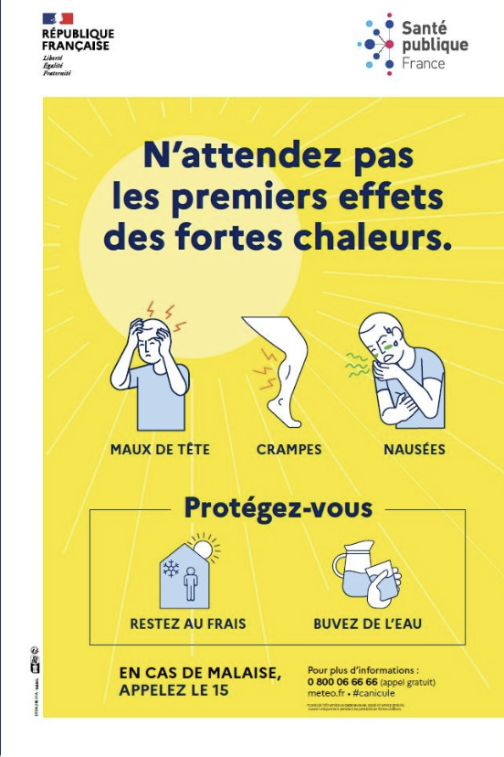 Alerte Canicule : vigilance Orange 