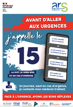 Le soir et weekend, avant d'aller aux urgences, on appelle le 15!