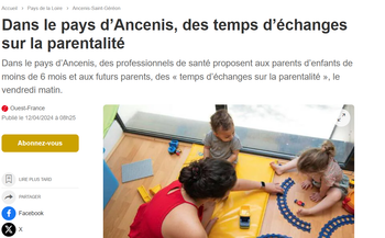 On parle de nous dans le journal Ouest France !