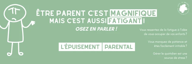 Epuisement parental - Votre flyer ressources