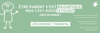 Epuisement parental - Votre flyer ressources