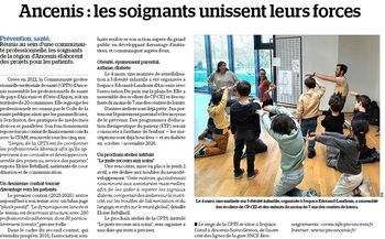 Article Echo d'Ancenis - Avril 2026