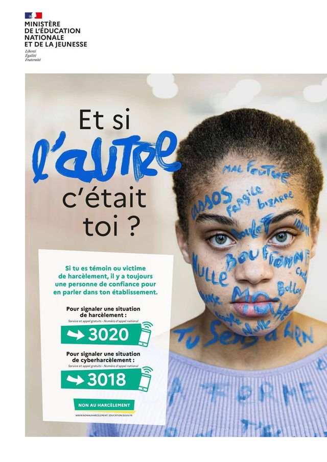 NON AU HARCELEMENT SCOLAIRE !