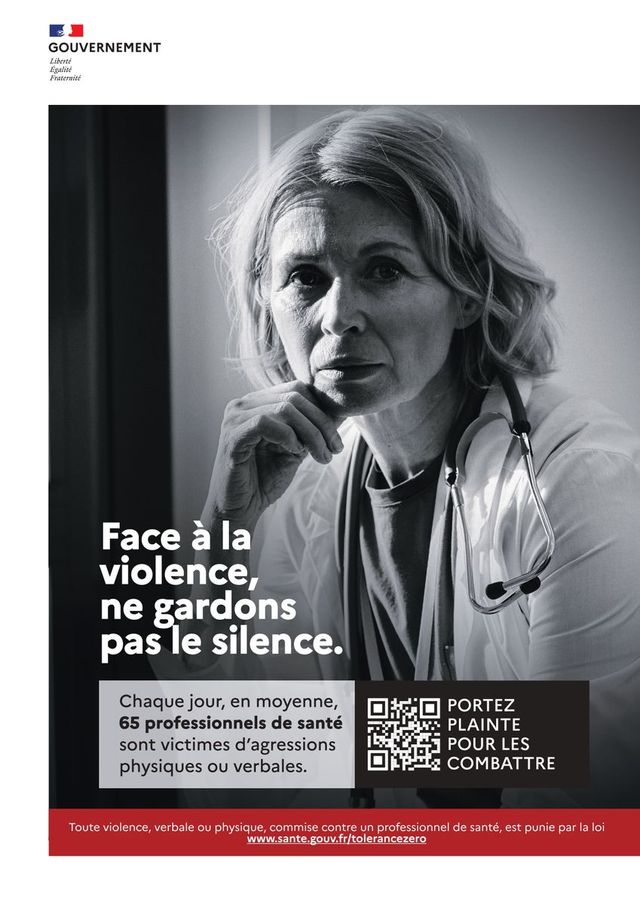 Stop aux violences contre les professionnels de santé