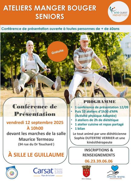 Manger Bouger Seniors - Ateliers gratuits