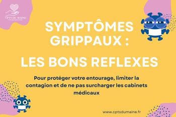 Que faire en cas de symptômes grippaux ?