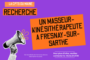 Recherche masseur-kinésithérapeute