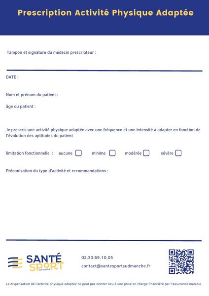 Maison Sport Santé sud Manche en partenariat avec OncoNormandie et la CPTS Sud Manche