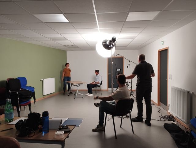 Tournage des Capsules vidéos pour les exercices physiques