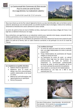Recrutement d'un.e sage-femme / maïeuticien salarié.e