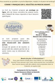 Pause café des aidants actifs