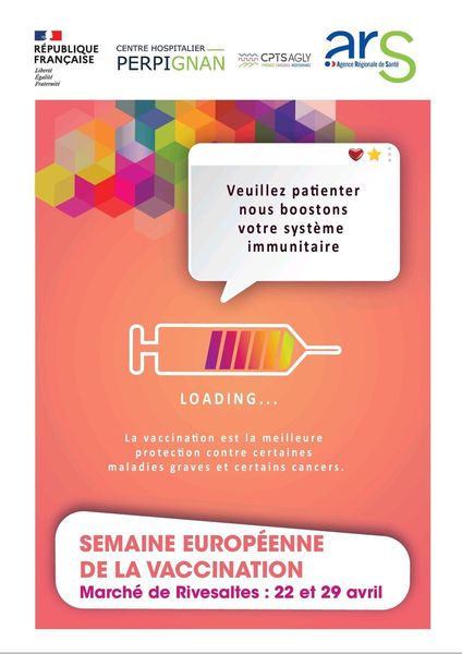 Info Vaccinations et IST à Rivesaltes les 22 et 29 avril 2024