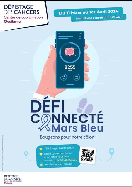 Mars Bleu : Défi connecté