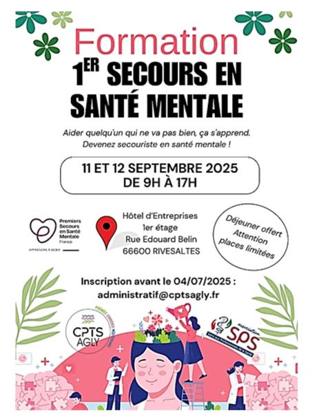 Formation aux premiers secours en santé mentale
