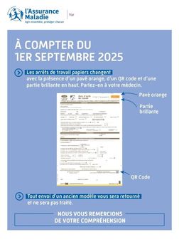 Arrêt de travail : nouveau formulaire papier plus sécurisé  en 2025 !