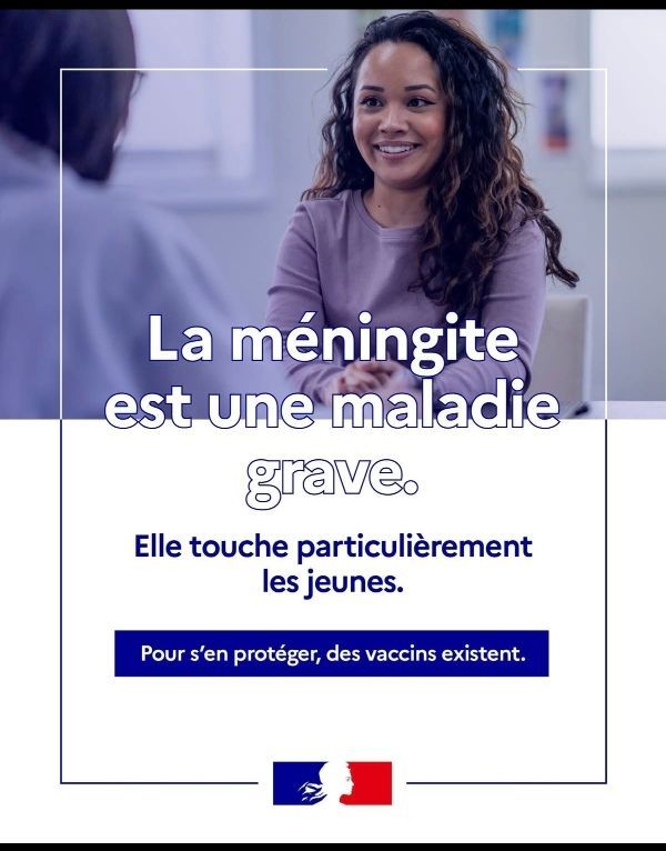 La méningite est une maladie grave :un vaccin efficace existe !