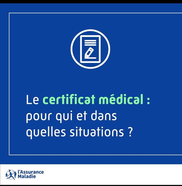 Le certificat médical