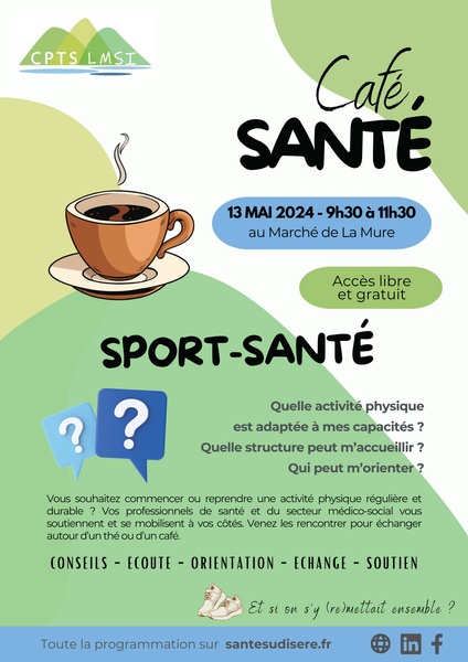 Café-Santé : au mois de mai, c'est Sport-Santé !