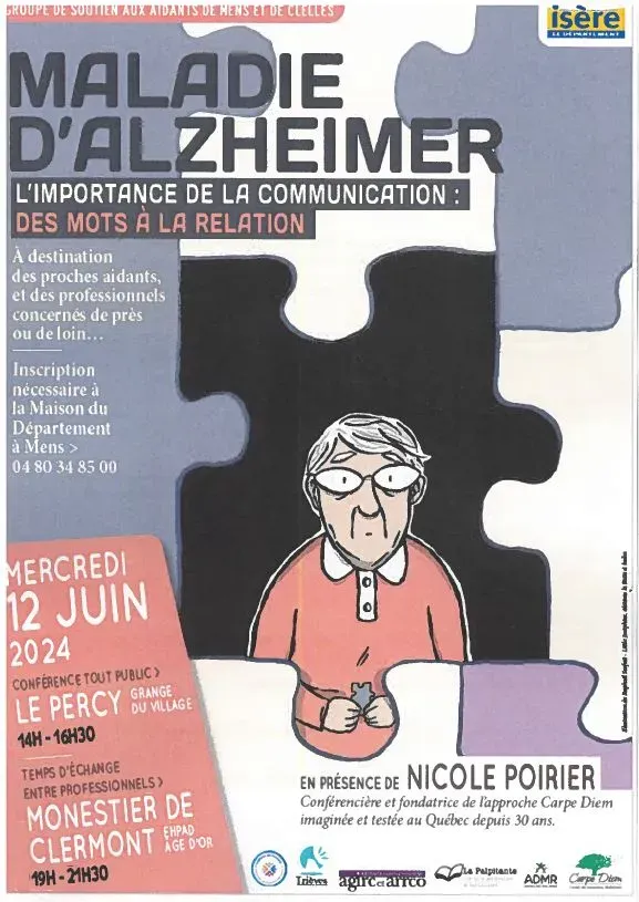 Conférence sur la Maladie d'Alzheimer - Le Percy - 12 Juin
