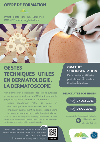 Offre de Formation en Dermatoscopie