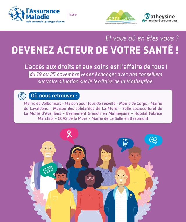 Semaine de permanences de l’Assurance Maladie