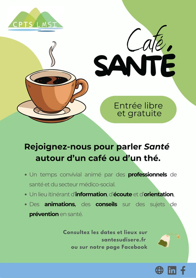 Café-Santé : échangeons sur notre santé, ensemble !