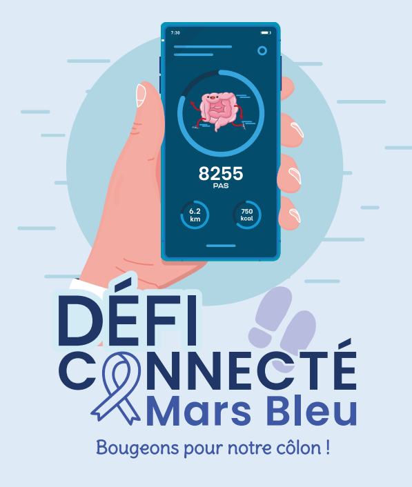 Défi connecté Mars Bleu