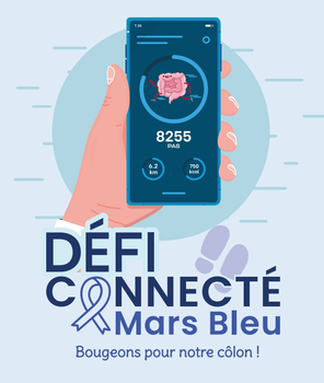 Défi connecté Mars Bleu
