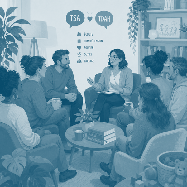 𝐑𝐄𝐂𝐇𝐄𝐑𝐂𝐇𝐄 𝐈𝐍𝐓𝐄𝐑𝐕𝐄𝐍𝐀𝐍𝐓𝐒 Animation d’ateliers à destination des parents d’enfants présentant un TSA ou un TDAH