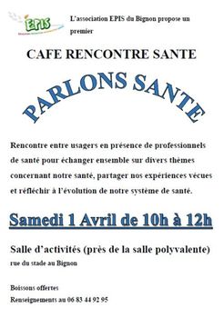 CAFE 1 PARLONS SANTE