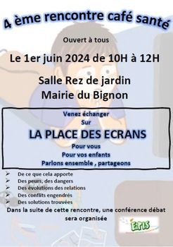 CAFE 4 L'EXPOSITION AUX ECRANS