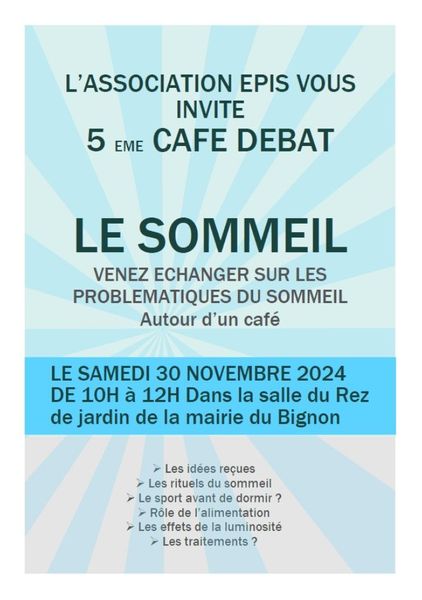 CAFE 5 LE SOMMEIL