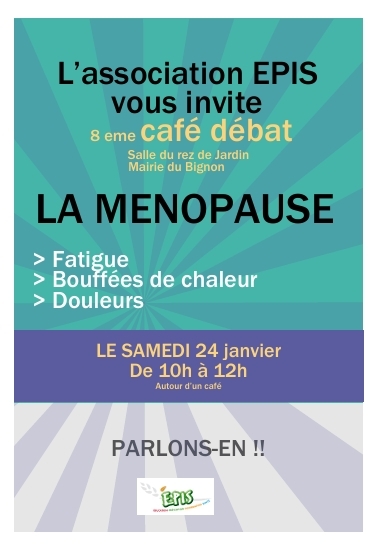 Café Débat 8 La Ménopause Le 24/01/2026