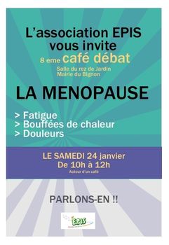 Café Débat 8 La Ménopause Le 24/01/2026