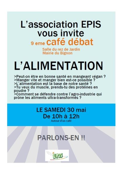 Café Débat 9 L'alimentation