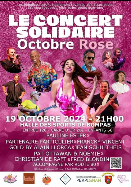 Concert solidaire pour Octobre Rose à Bompas 