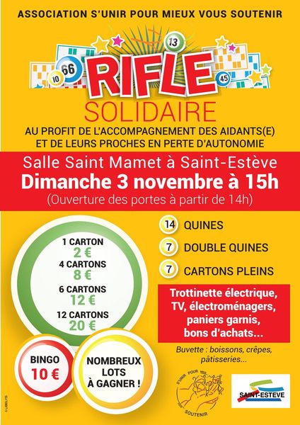 Rifle solidaire en soutien aux aidants familiaux