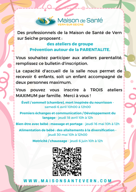 ATELIERS PARENTALITE 