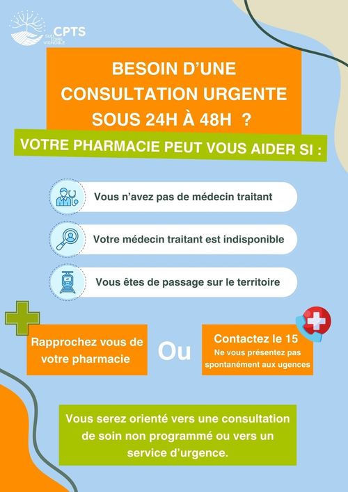 J'ai besoin de voir un médecin sous 48h